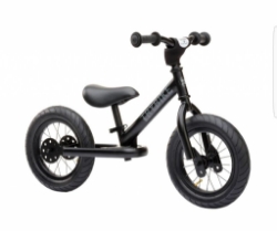 Afbeeldingen van Trybike 2-wieler loopfiets staal all black edition 