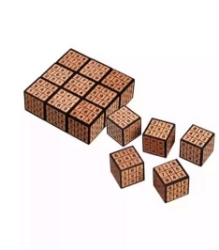 Afbeeldingen van Sudoku fun, houten denkspel