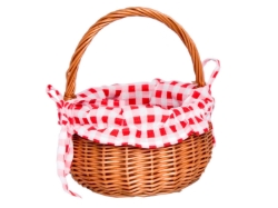 Image de Rieten mandje bekleed Roodkapje