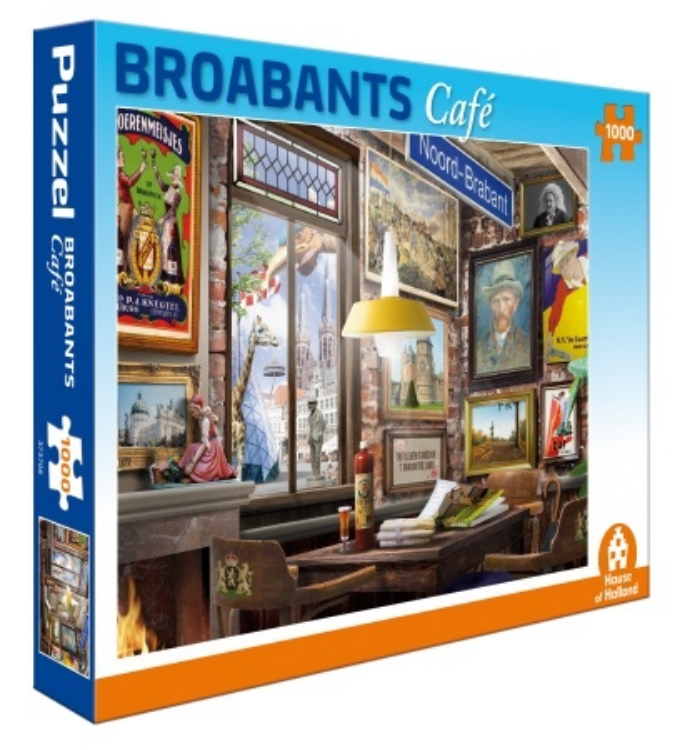 Afbeeldingen van Puzzel Brabants cafe - 1000 stukjes