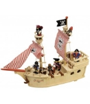 Image de Piratenspeelschip hout met piraten Tidlo