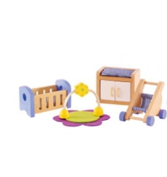 Picture of Poppenhuismeubels Babykamer Hape