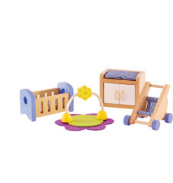 Picture of Poppenhuismeubels Babykamer Hape