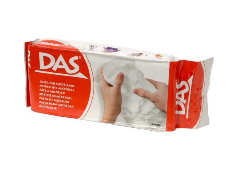 Afbeeldingen van DAS klei Modeleerklei Wit 500 gram