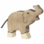 Picture of Olifant kalf slurf omhoog Holztiger