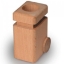 Image de Vuilnisbak los naturel Fagus Classic