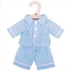 Bigjigs Poppenkleding pyjama blauw BJ-BJD514 1