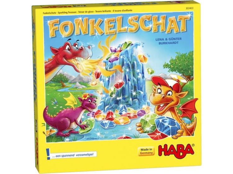 Afbeeldingen van Fonkelschat, spannend verzamelspel 5+ HABA