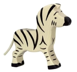 Holztiger Zebra veulen – Houten Speelfiguur – vanaf 3 jaar