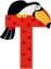 Picture of Sevi dierenletter (T ) Toekan