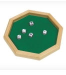 Image de Dobbelpiste dobbelsteenbak pokerpiste Goki