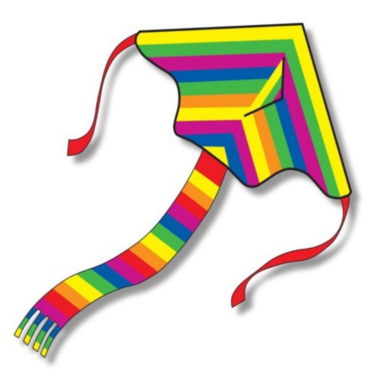 Bild von Vlieger Regenboog 1 lijn