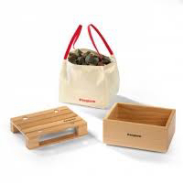 Image de Pallet, stapelkrat en big-bag Fagus set