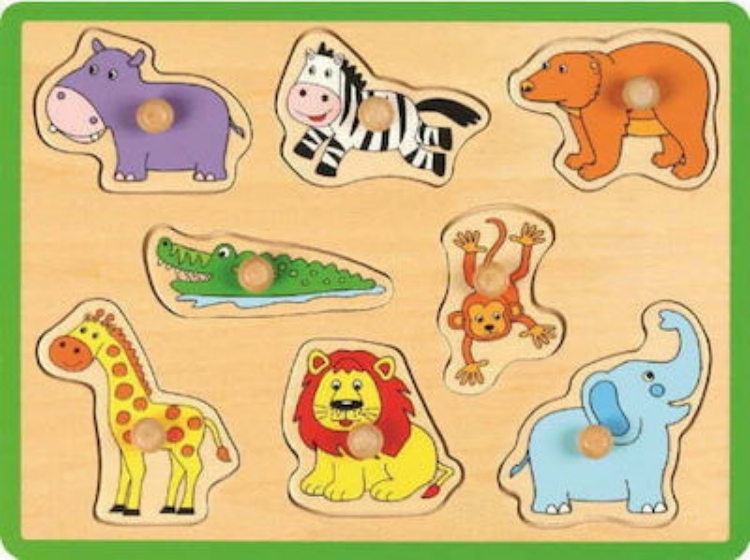 Image de Houten puzzel Jungle - Joueco