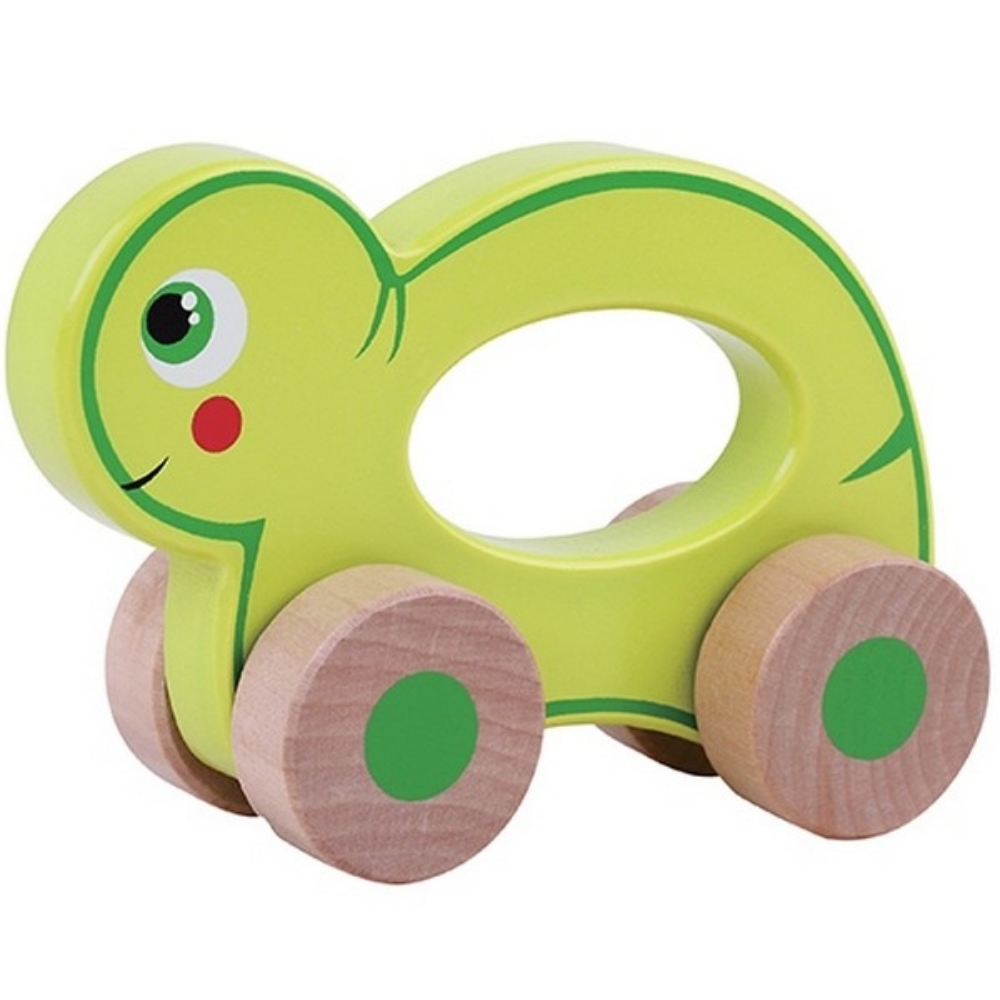 Picture of Houten grijpauto rollende schildpad