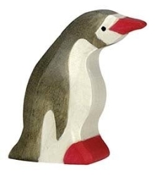 Bild von Pinguin klein kop recht Holztiger