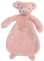 Afbeeldingen van Knuffeldoekje varkentje Pig Perry  Happy Horse