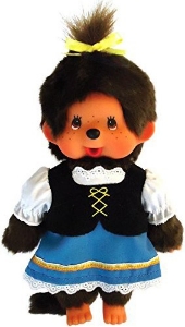 Bild von Monchhichi Meisje klederdracht Beieren 20 cm