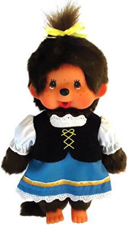 Afbeeldingen van Monchhichi Meisje klederdracht Beieren 20 cm