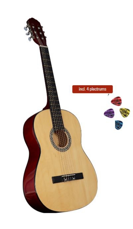 Image de Caldez 3/4 (driekwart) gitaar Naturel