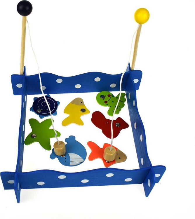 Image de Houten visspelletje met hengel