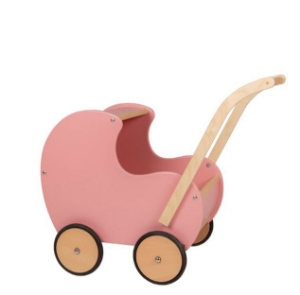 Bild von Poppenwagen hout vintage oud-roze  Van Dijk Toys