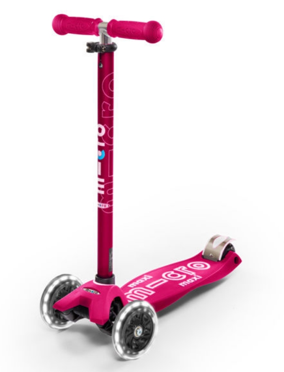 Image de Maxi Micro step Deluxe LED roze