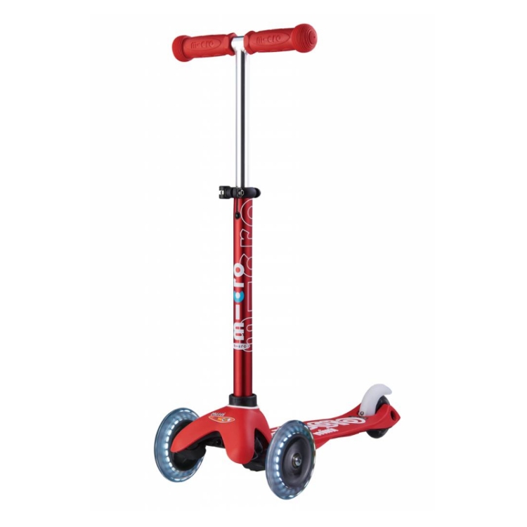 Image de Mini Micro step Deluxe LED rood