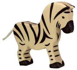 Holztiger Zebra – Houten Speelfiguur – vanaf 3 jaar