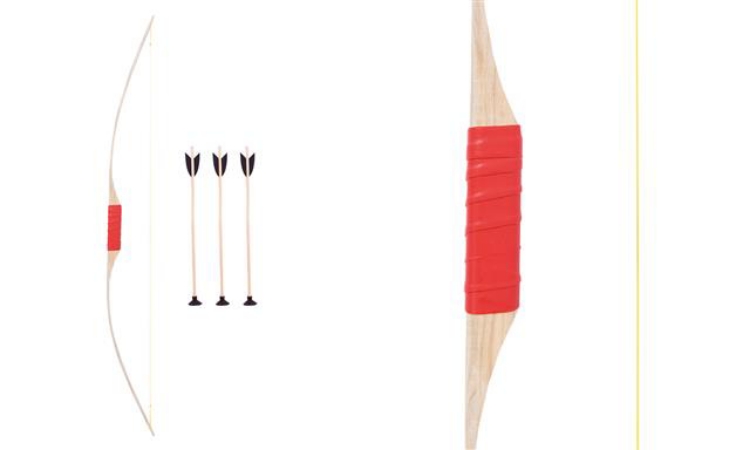 Afbeeldingen van Boog 120 cm met 3 pijlen voor kids (zuignap)