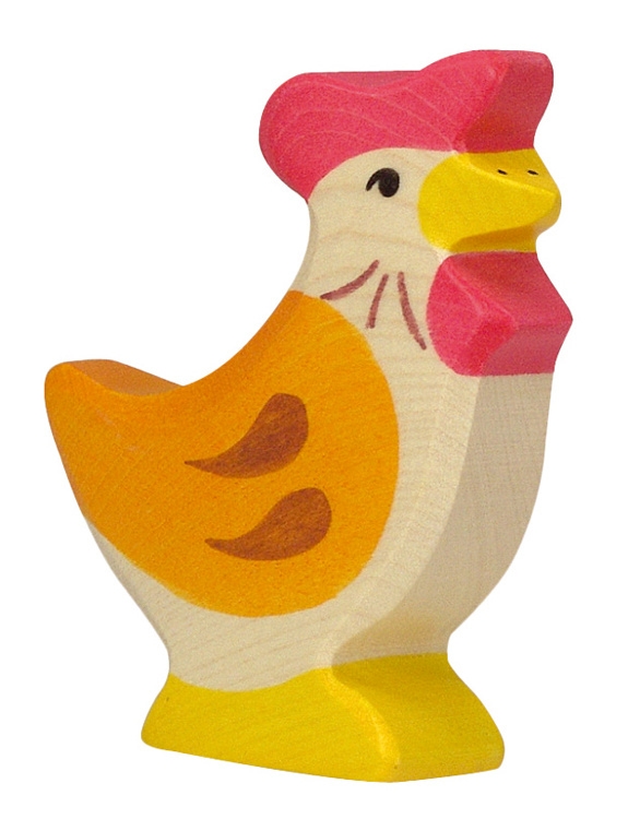Image de Hen, Kip staand Holztiger