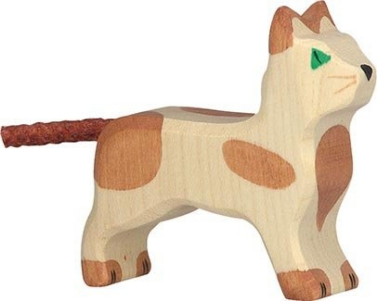 Afbeeldingen van Kat staand jong Holztiger