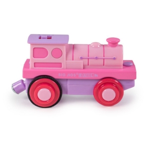 Bild von Batterijtrein Roze locomotief - Bigjigs