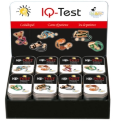 Image de Geduldspel IQ-test puzzel assorti hout met koordje