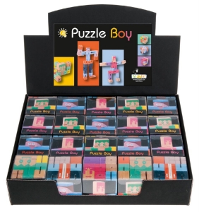 Bild von Hersenbreker IQ-test assorti houten puzzle-boy