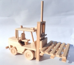 Bild von Heftruck met pallet Beukenhout 24 cm - Ceeda Cavity