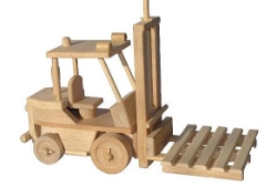 Bild von Heftruck met pallet Beukenhout 24 cm - Ceeda Cavity