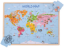 Afbeeldingen van Houten puzzel van de wereld Bigjigs