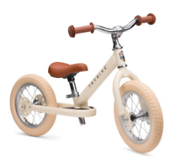 Bild von Trybike 2-wieler loopfiets staal Creme vintage