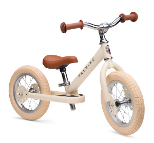 Bild von Trybike 2-wieler loopfiets staal Creme vintage