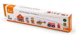 Picture of Playset Train Accessory - Fire Station - Viga Toys