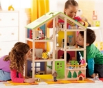 All-Season-House-Hape-E3401-Groot-Houten-Poppenhuis-met-Meubels-en-Poppenhuispoppetjes-duurzaam-speelgoed