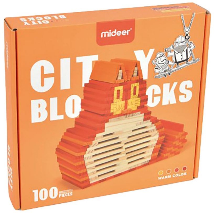 Cityblocks-mideer-md1115-houten-bouwplankjes-warme-kleuren-duurzaam-speelgoed