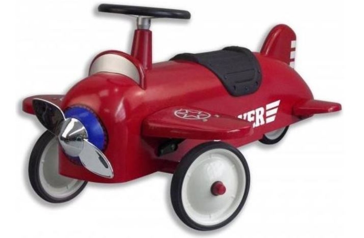 simply-for-kids-vliegtuig-rood-991120-retro-metalen-loopauto-duurzaam-speelgoed