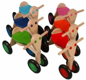 Afbeelding voor categorie Houten 4-wieler - Loopfiets vanaf 1 jaar - Van Dijk Toys