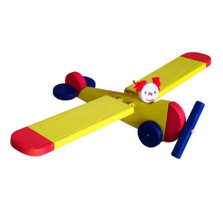 Van Dijk Toys Vliegfiguur Vliegtuig – Houten Mobiel Kinderkamer