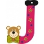 Image de Gekleurde beren letter J