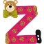 Picture of Gekleurde beren letter Z