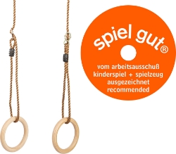 Picture of Houten gymnastiek turnringen Small Foot
