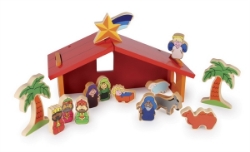 Image de SALE Kerststal 19-delig voor de allerkleinsten